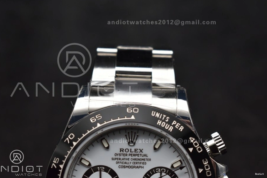 Steel Dial Daytona 1:1 Bracelet on SB VSF White DD4130 Edition Best 904L SS 116500 0323